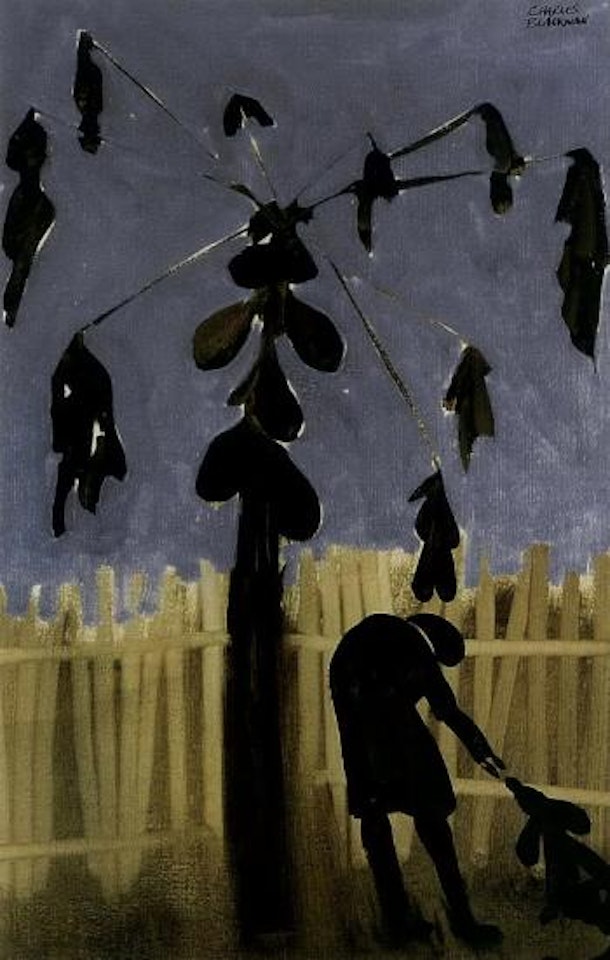 Flying fox paw pay summer by Charles Blackman