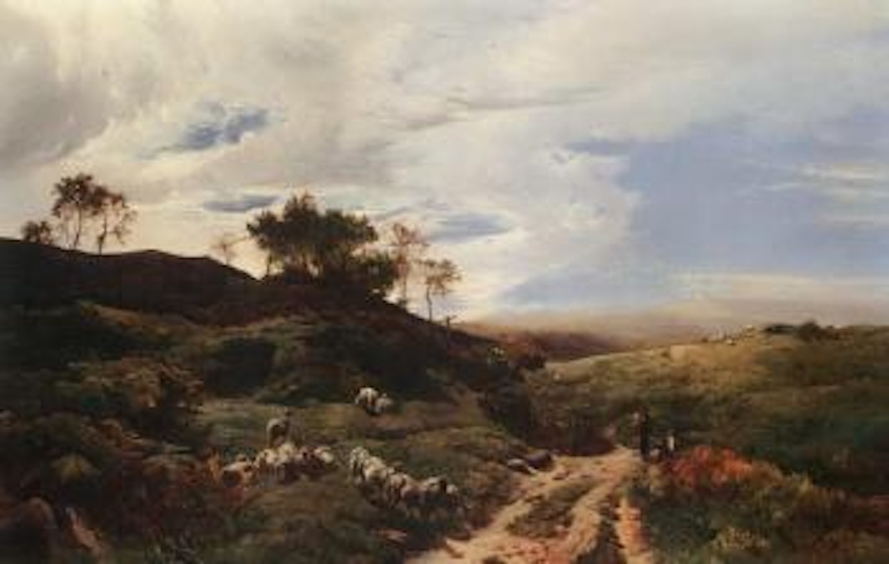 On the hill, North Wales by Sidney Richard Percy