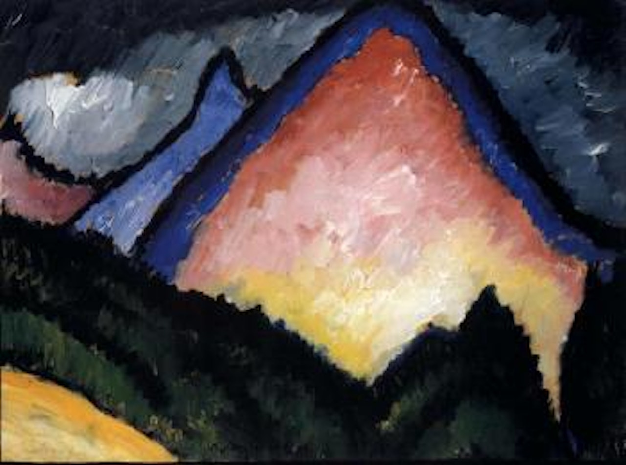 Berggipeel, mountain peak by Alexej von Jawlensky