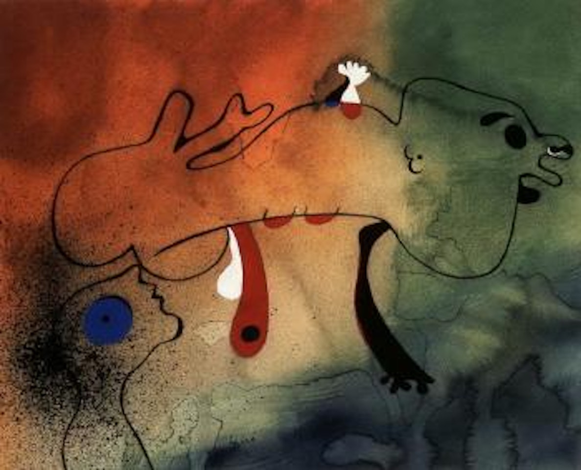 Les amoureux by Joan Miró