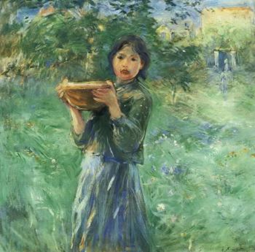 La jatte de lait by Berthe Morisot