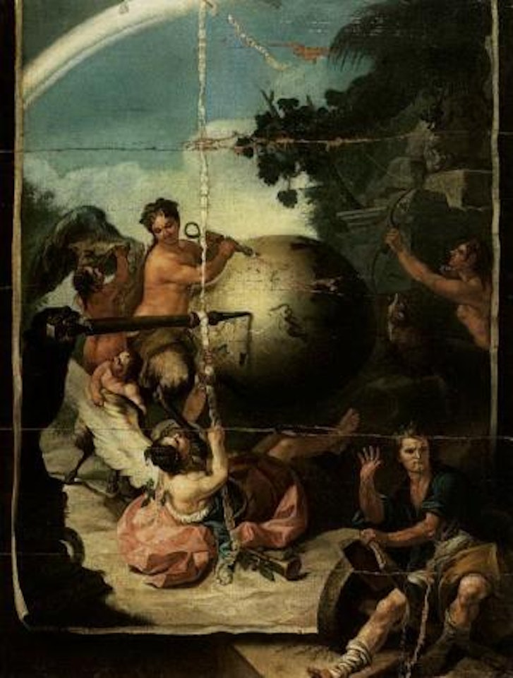 An allegorical scene by Spanish School