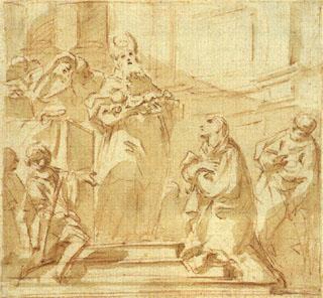 Presentation of Jesus in Temple by Giovanni Antonio Pellegrini