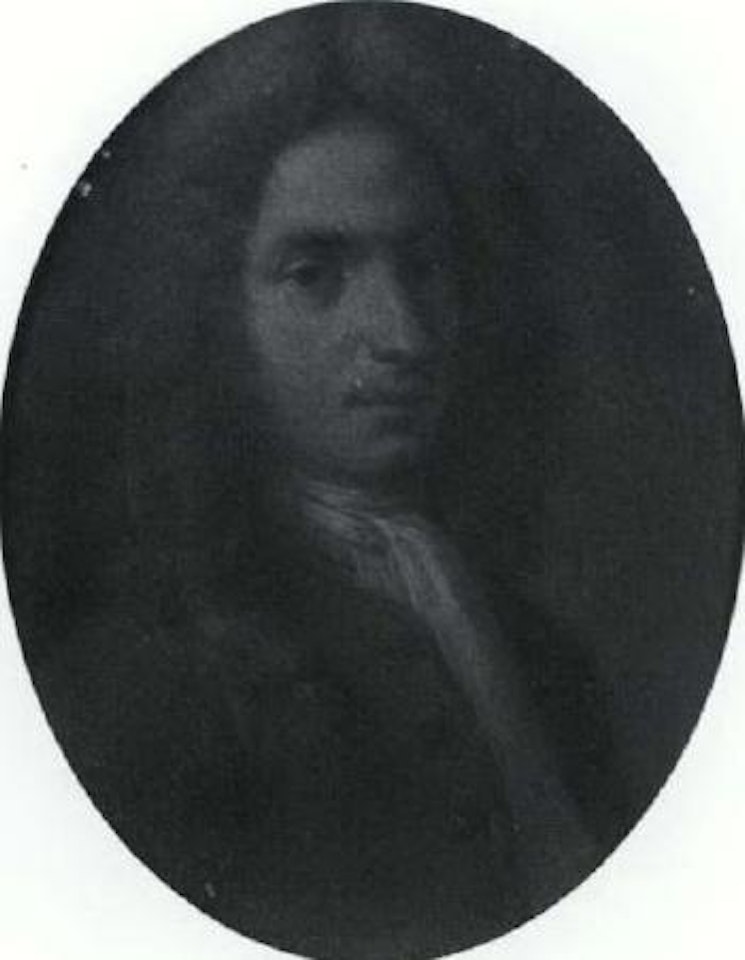 Portrait of young man in brown coat by Italian School