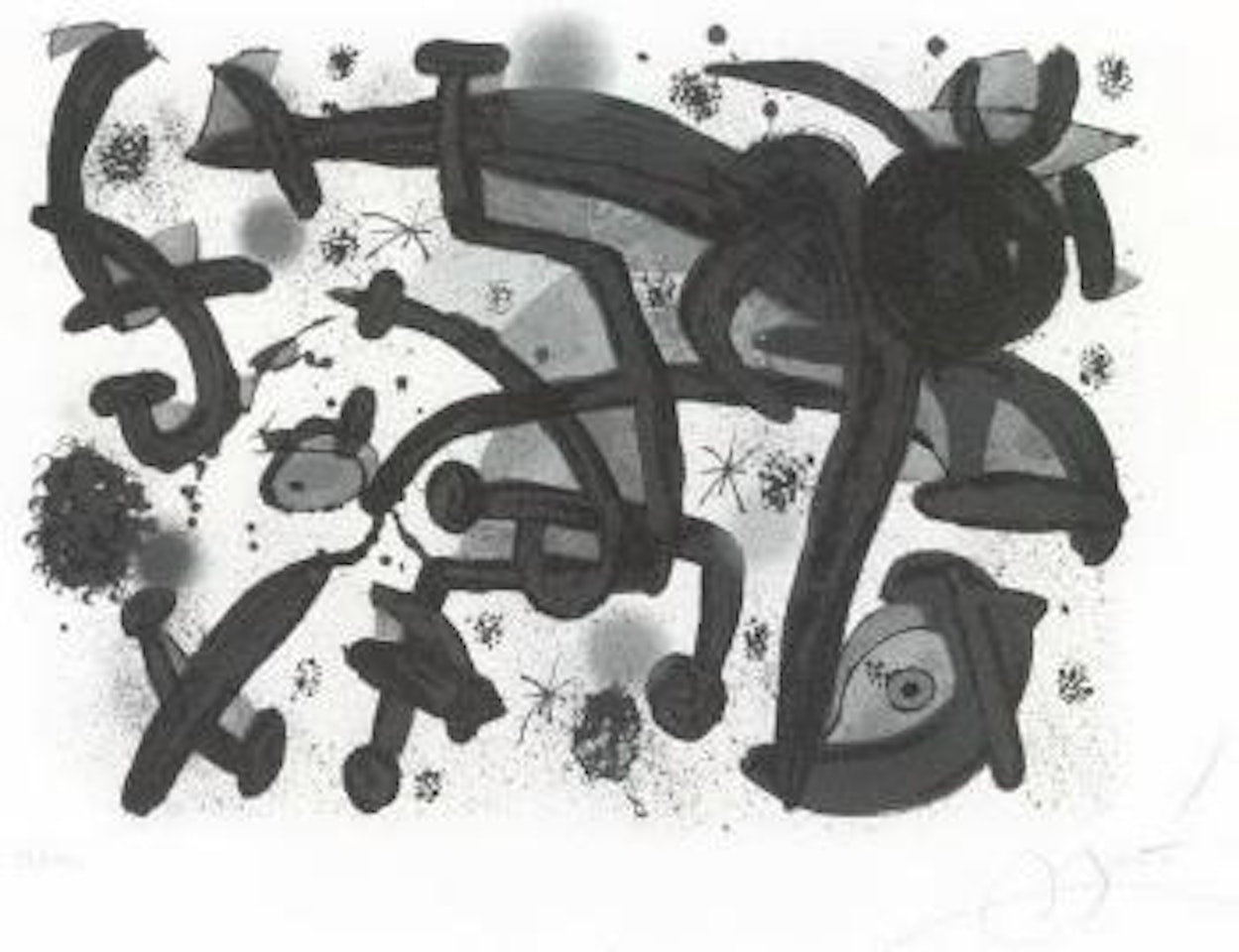 La premiere nuit du printemps by Joan Miró