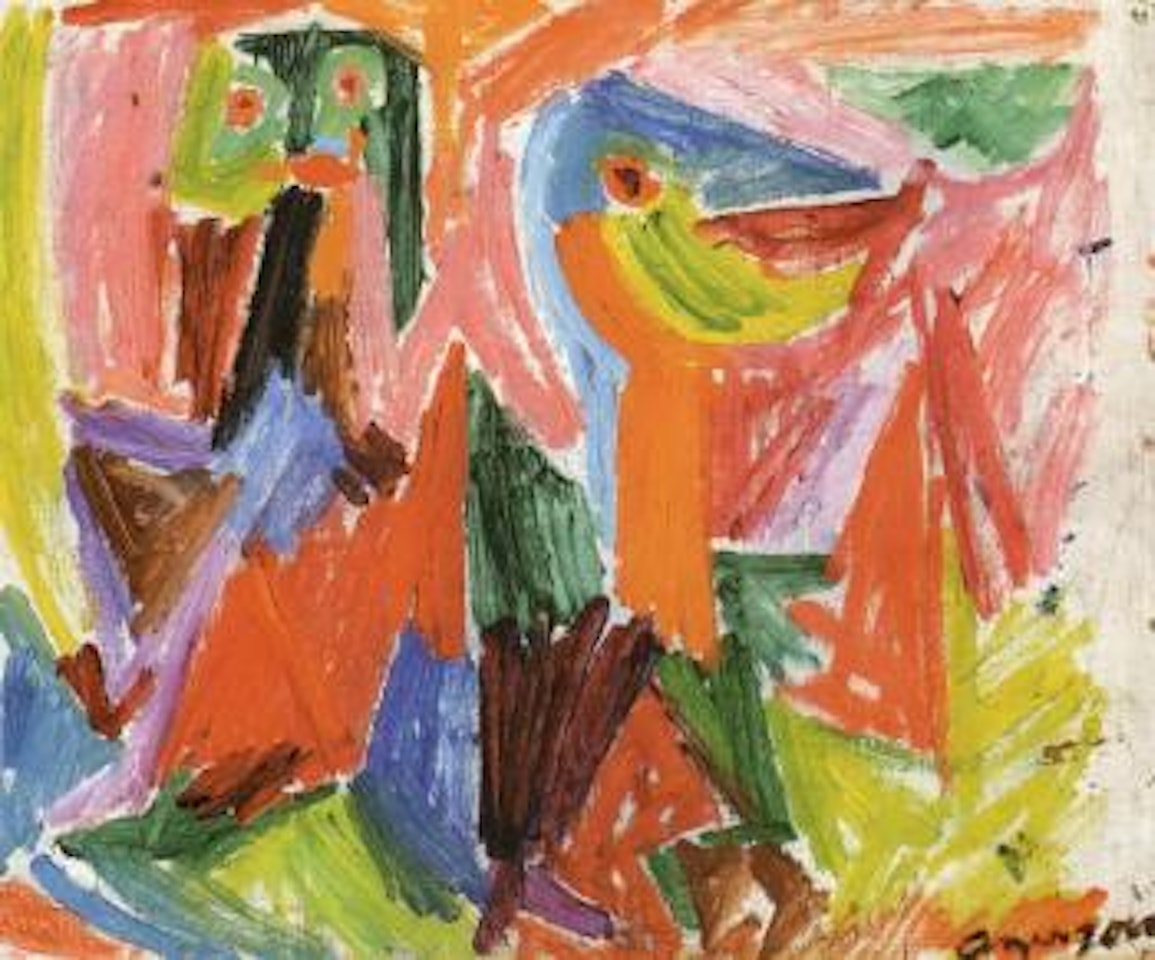 Figure composition by Asger Jorn
