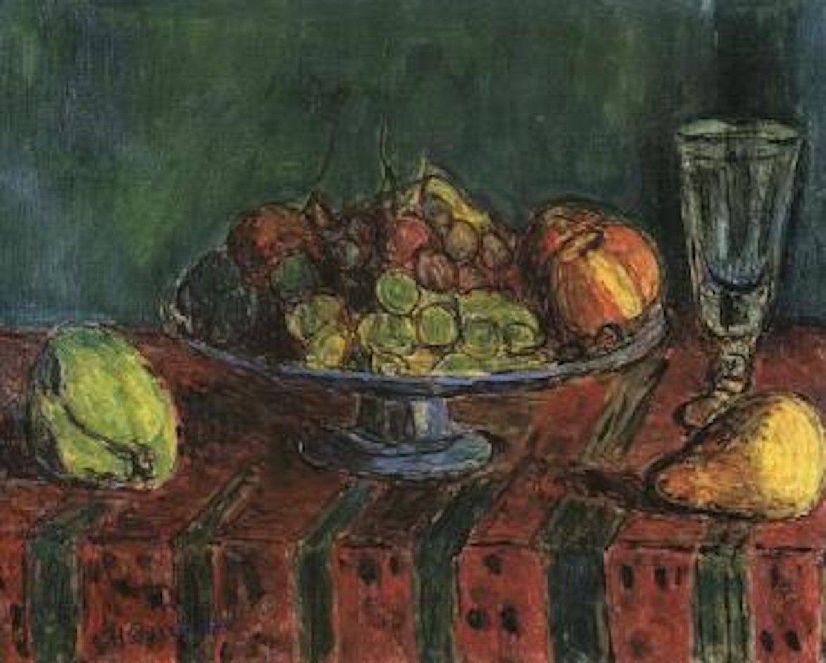 Still life of fruit by Hans Purrmann