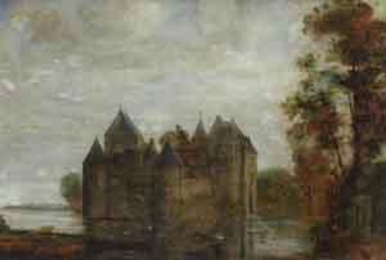Moated castle by David Teniers II
