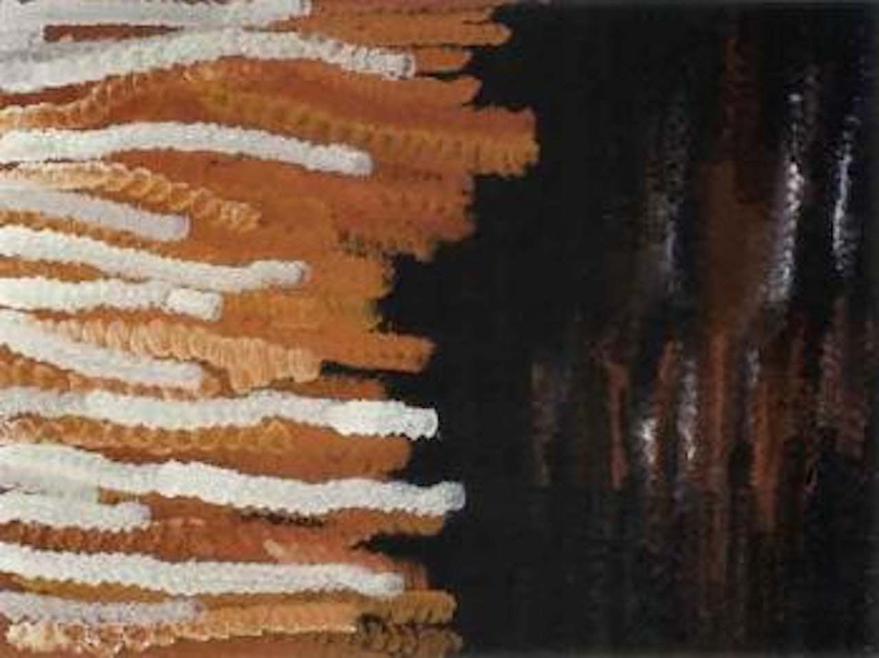 Arlatuite Bush potato yam dreaming by Emily Kame Kngwarreye