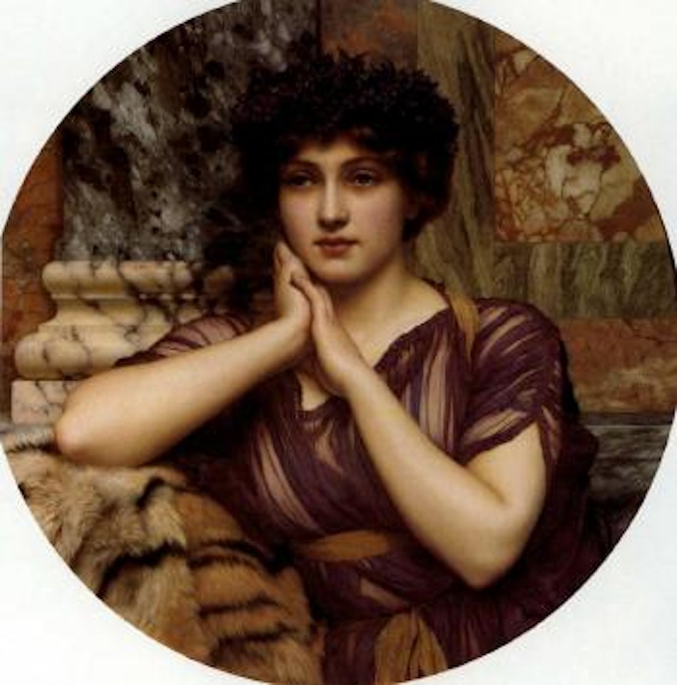 Classical beauty by JOHN WILLIAM GODWARD, R.B.A.