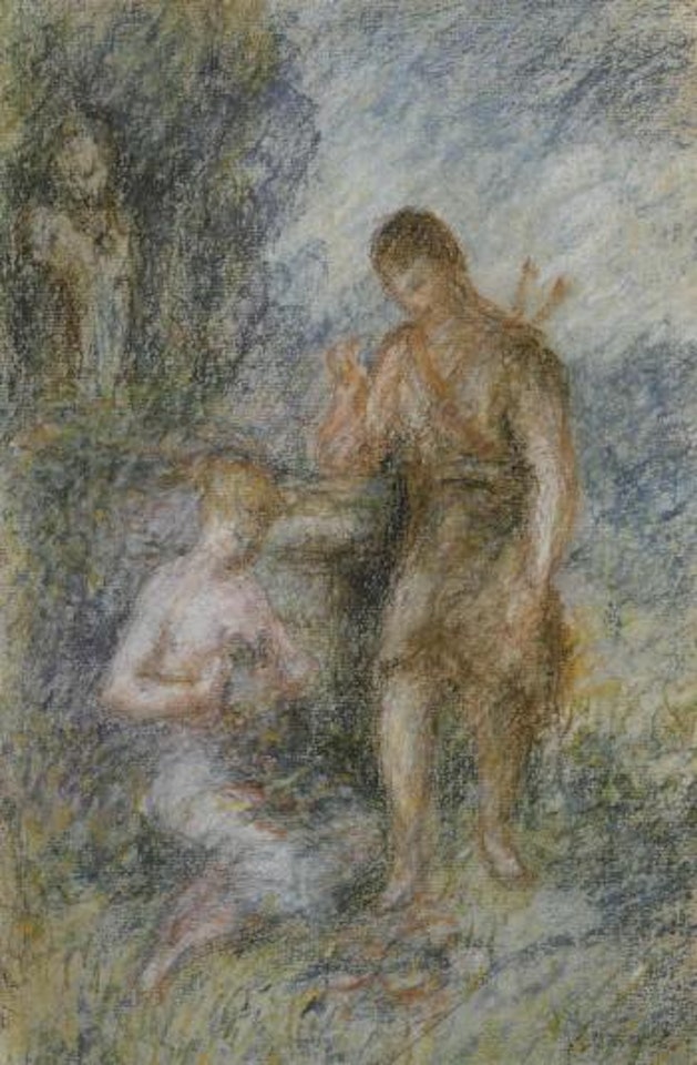 A la fontaine by Pierre-Auguste Renoir