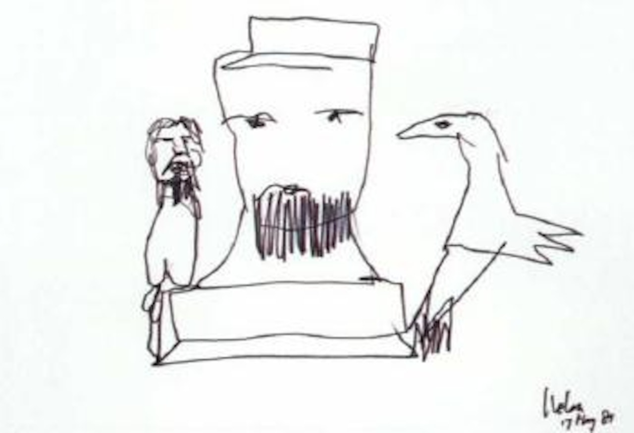 Sketch by Sidney Nolan