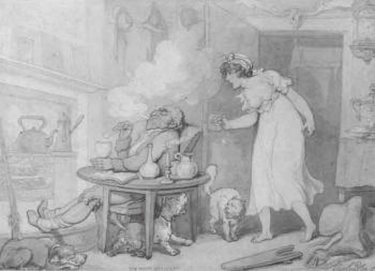 White sargeant by Thomas Rowlandson