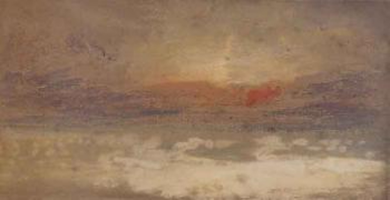 Coastal sunset by Joseph Mallord William Turner