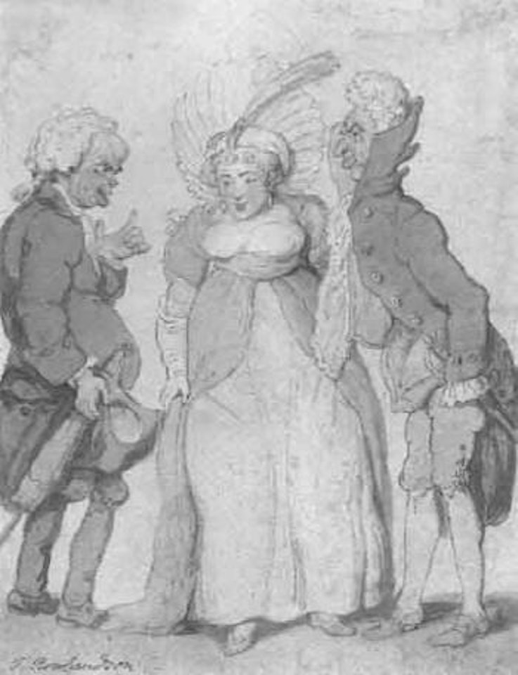 Suitors by Thomas Rowlandson