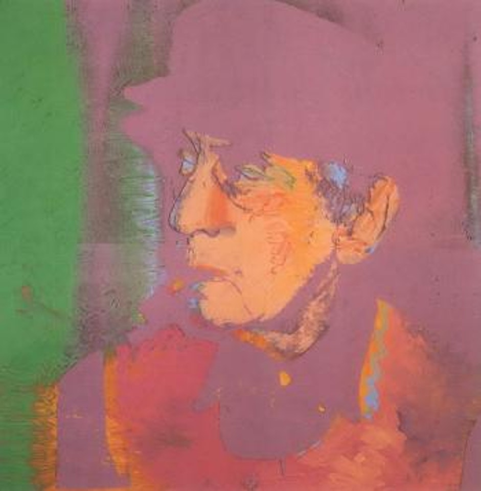 Portrait of Man Ray by Andy Warhol