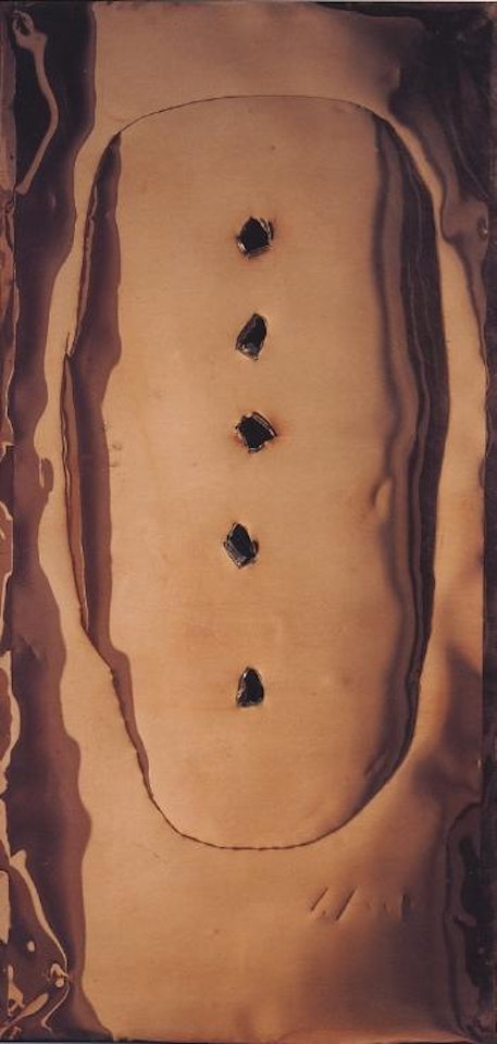 Concetto spaziale by Lucio Fontana