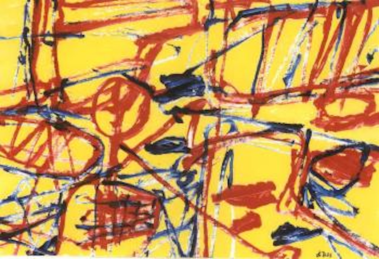 Mire G 19 - Kowloon by Jean Dubuffet