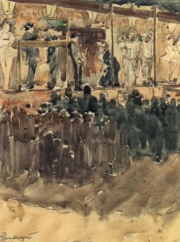 Side show by Maurice Prendergast