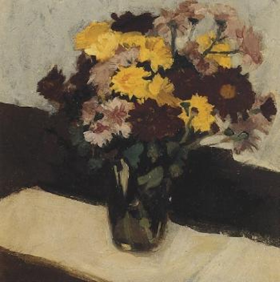 Chrysanthemums by Fairfield Porter