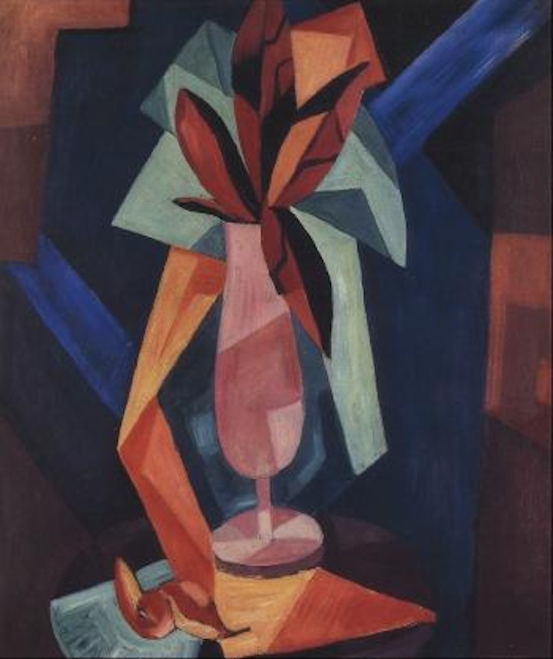Leathery leaves by Marsden Hartley