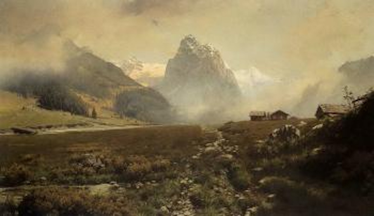 The Swiss Alps by Frederick Judd Waugh
