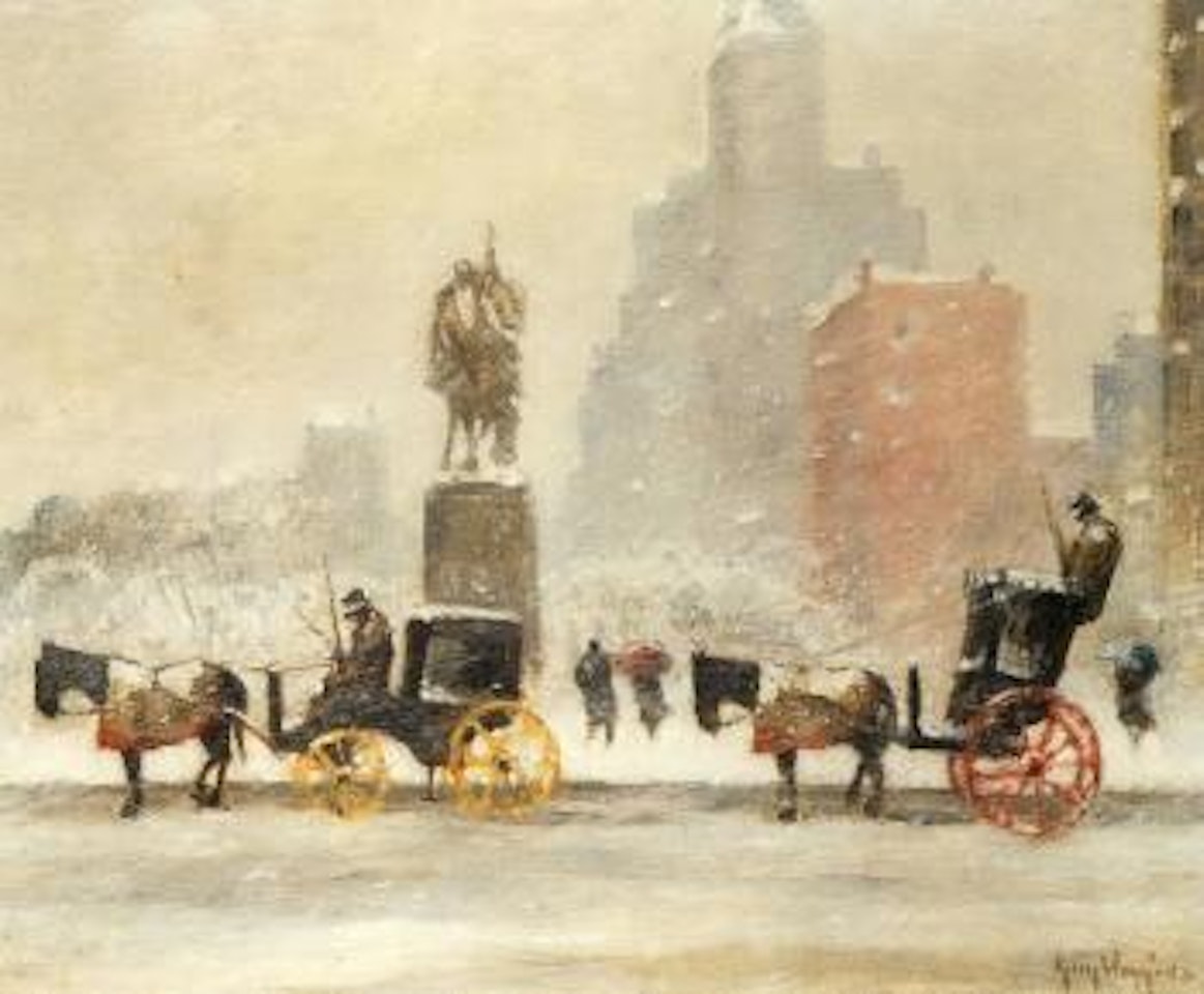 Park entrance at the Plaza by Guy Carleton Wiggins