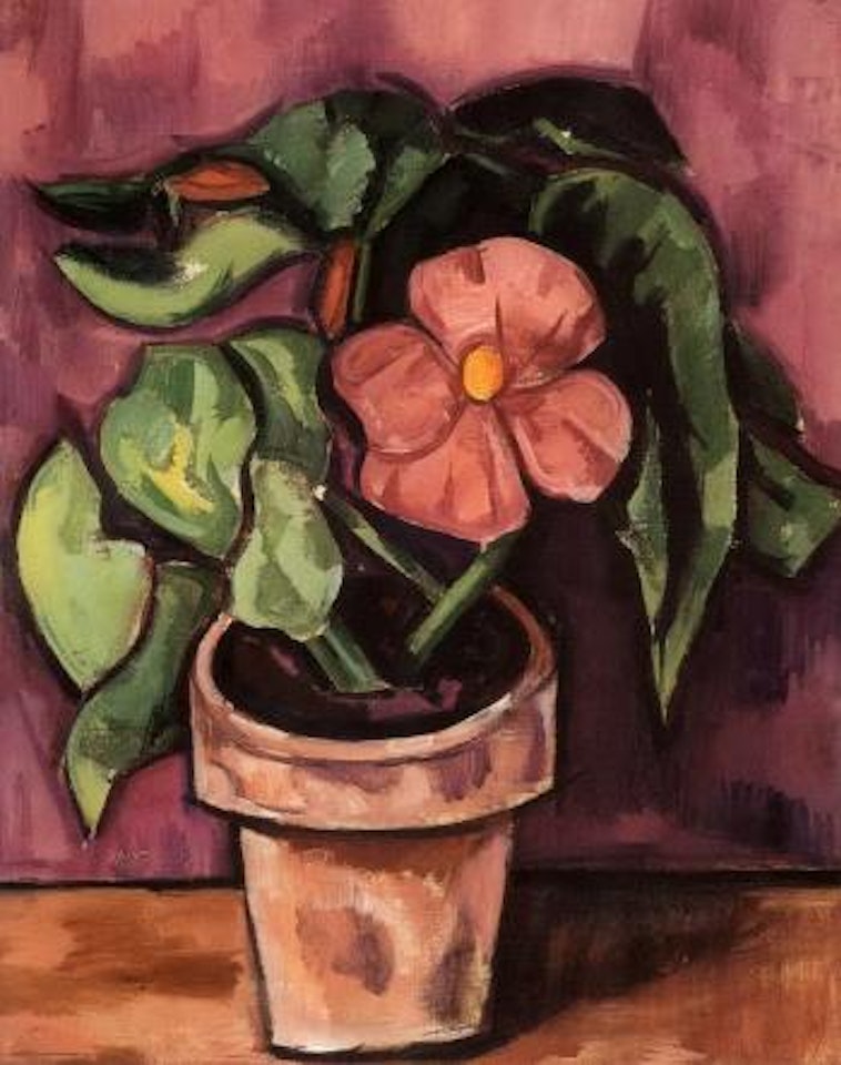 Pink begonia by Marsden Hartley