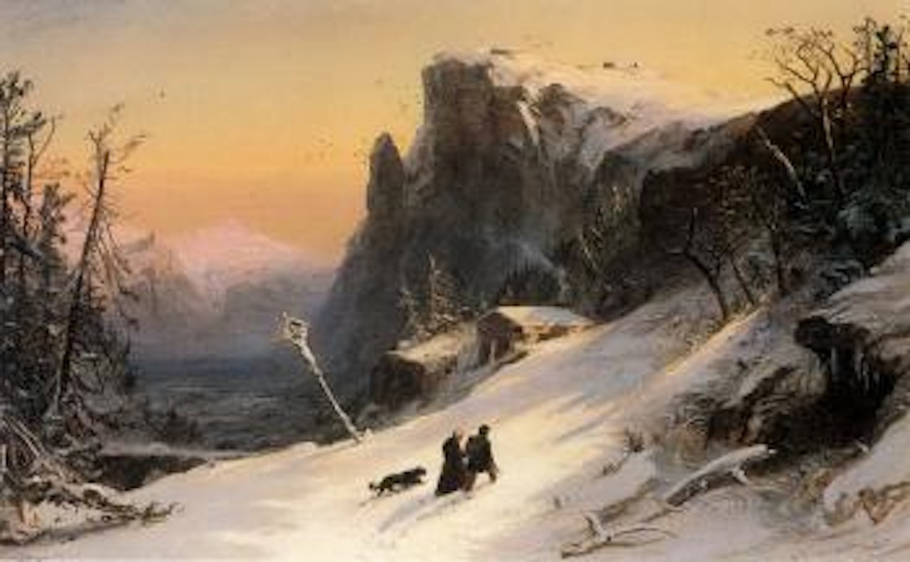 Winter in Switzerland by Jasper Francis Cropsey