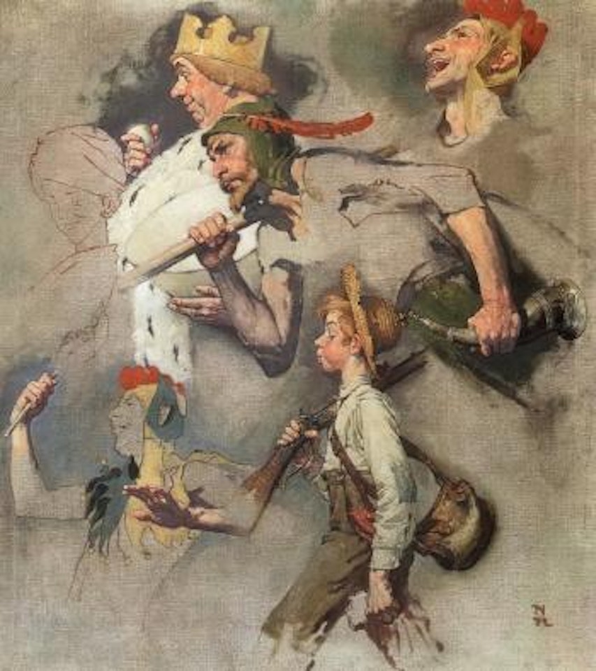 Land of enchantment by Norman Rockwell