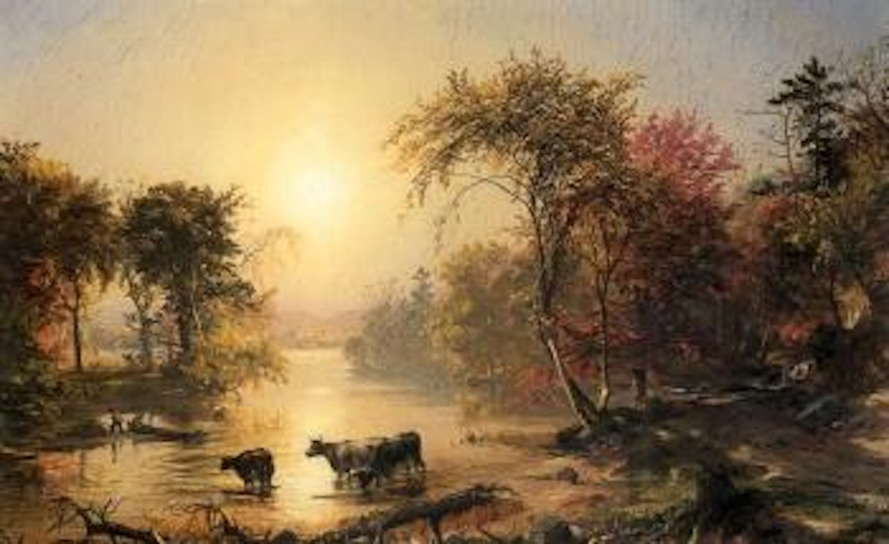 Autumn in America - the Susquehanna River by Jasper Francis Cropsey