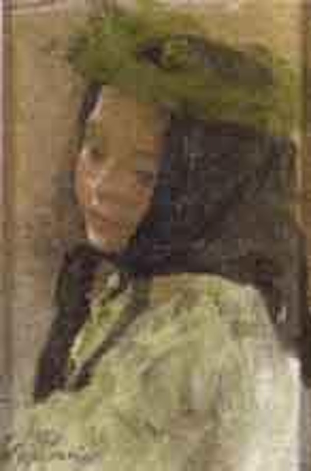 Portrait of a girl by Ilya Yefimovich Repin