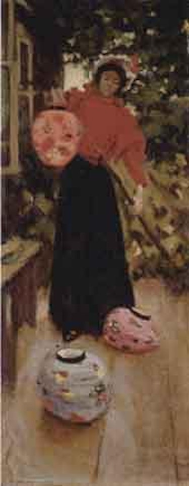 Study foe The paper latnterns by Konstantin Alekseevich Korovin
