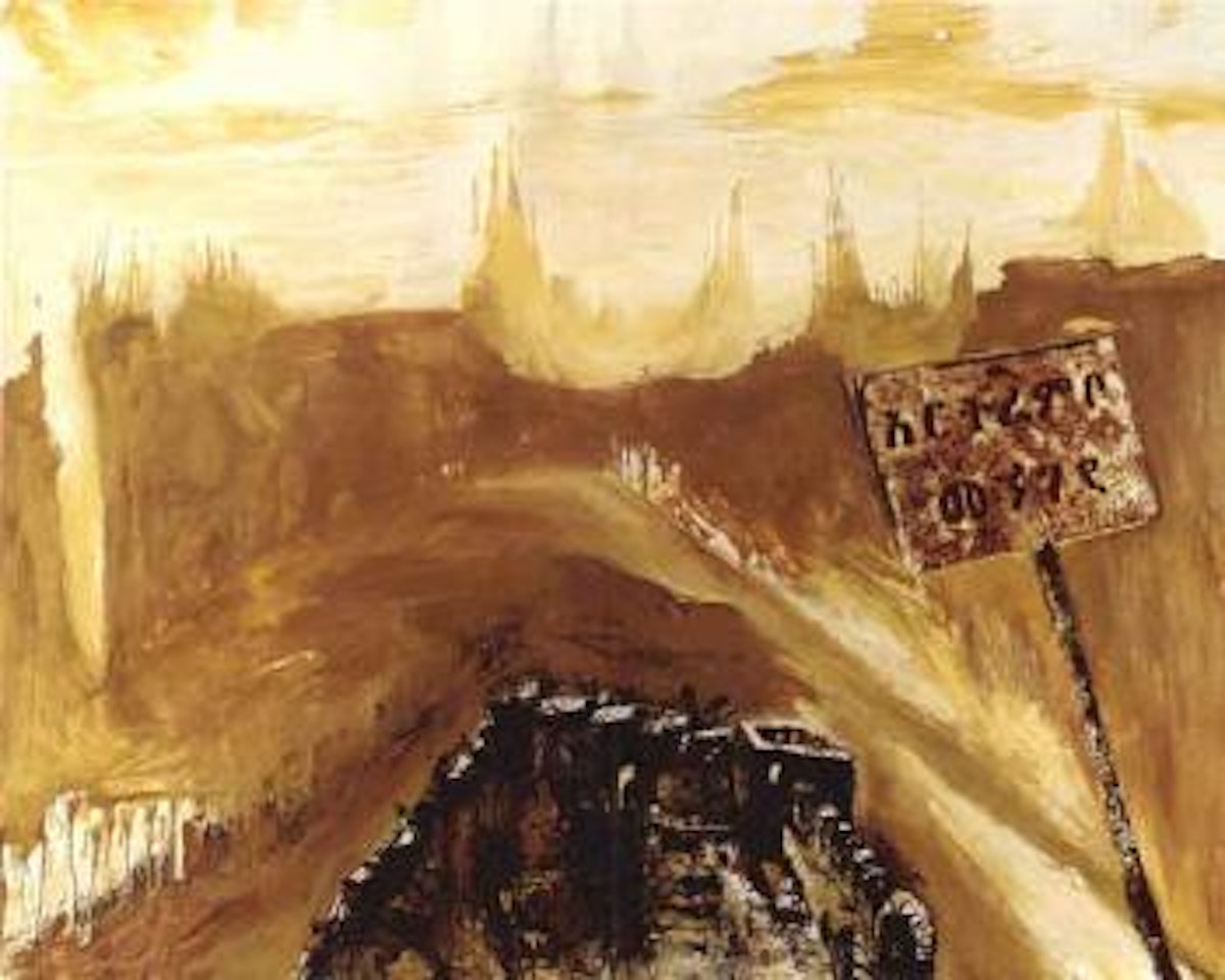 Untitled, rue Rimbaud by Enzo Cucchi