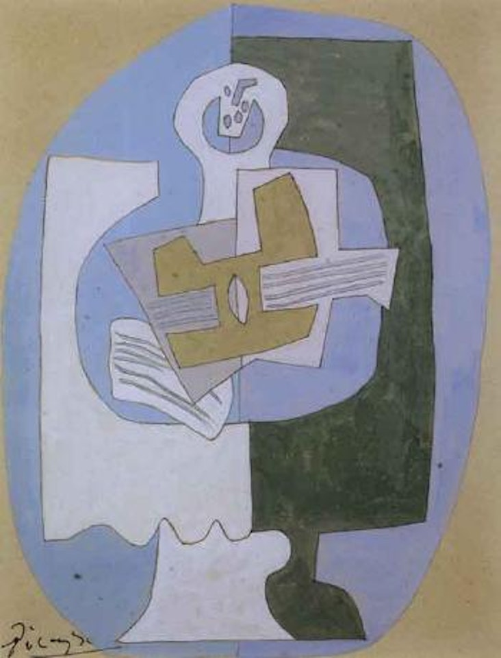 Nature morte a la guitare by Pablo Picasso