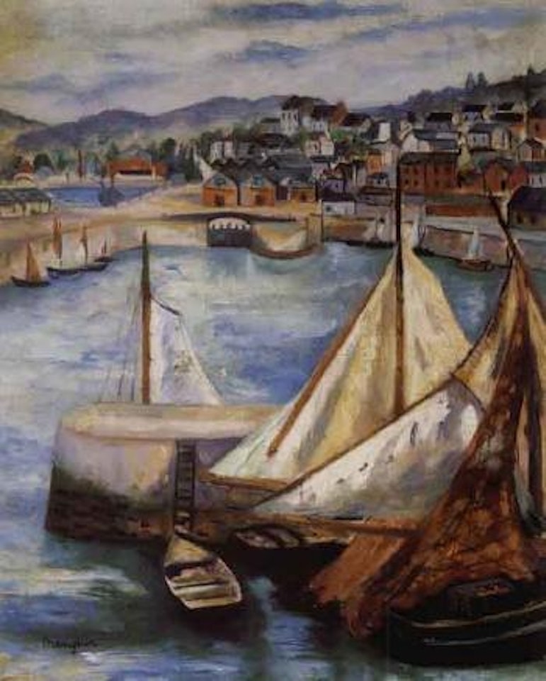 Le sechage des voiles by Henri Manguin