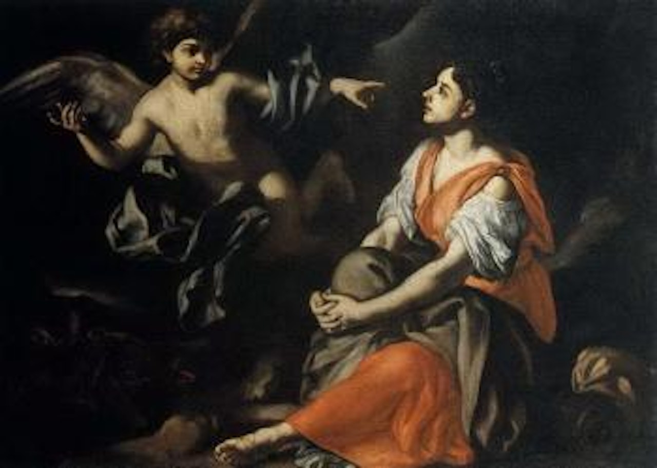 Hagar and the Angel by Francesco Solimena