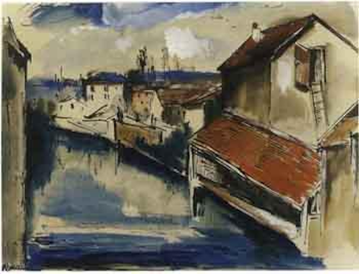 Le Sausseron by Maurice de Vlaminck