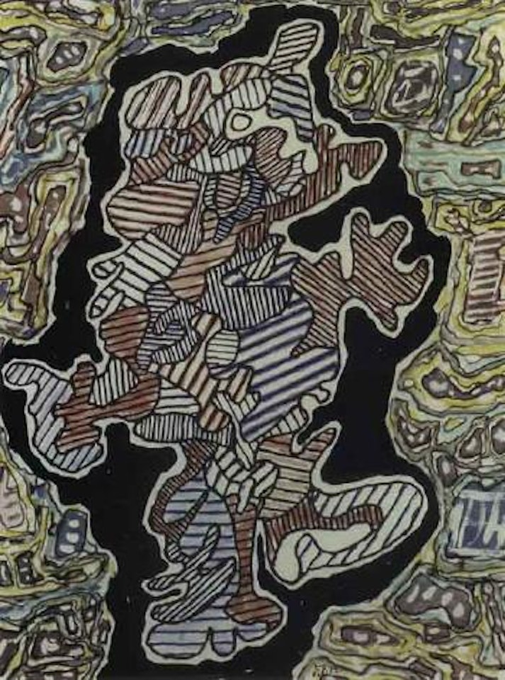 Personnage en marche by Jean Dubuffet