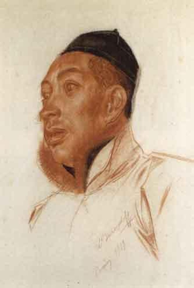 Portrait of Chinese man by Alexander Evgenievich Yakovlev