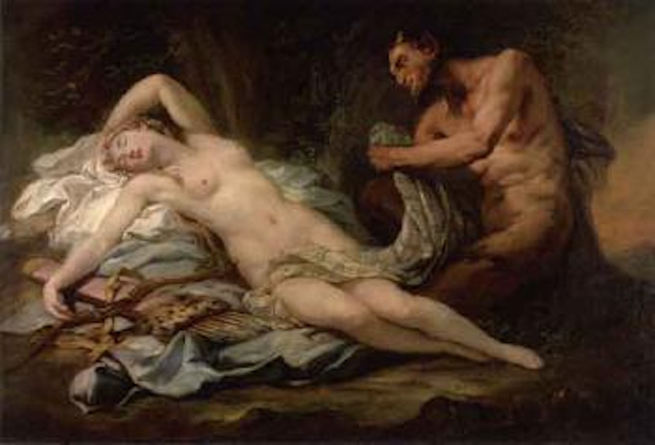Jupiter and Antiope by Jean Baptiste Marie Pierre
