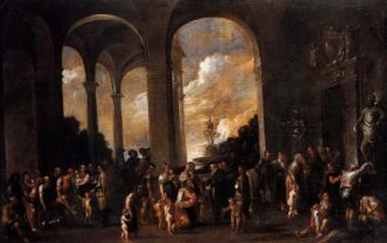 Vestire gli ignudi. Dar da bere agli assetati by Cornelis de Wael