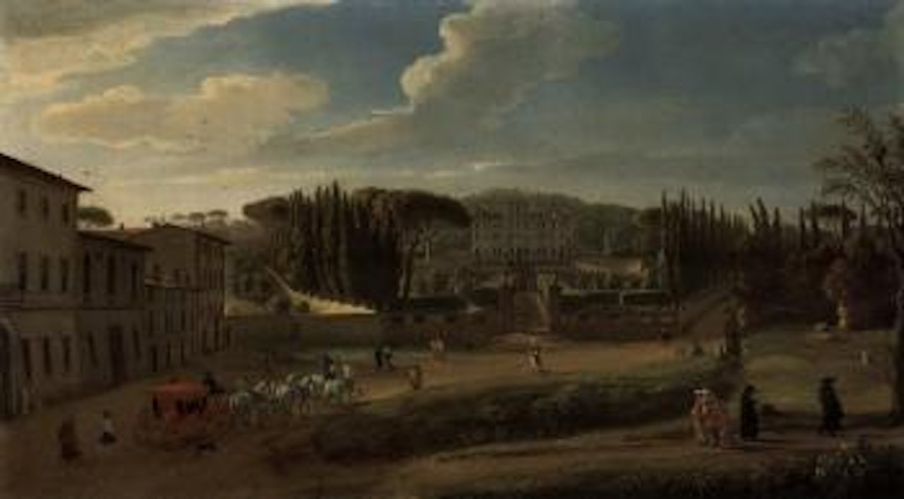 Frascati, view of the villa Aldobrandini by Gaspar van Wittel