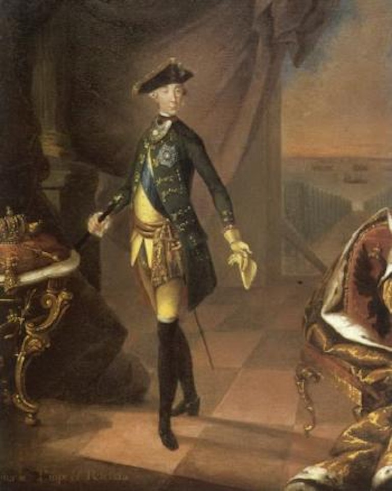 Portrait of Tsar Peter III, Emperor of Russia by German School