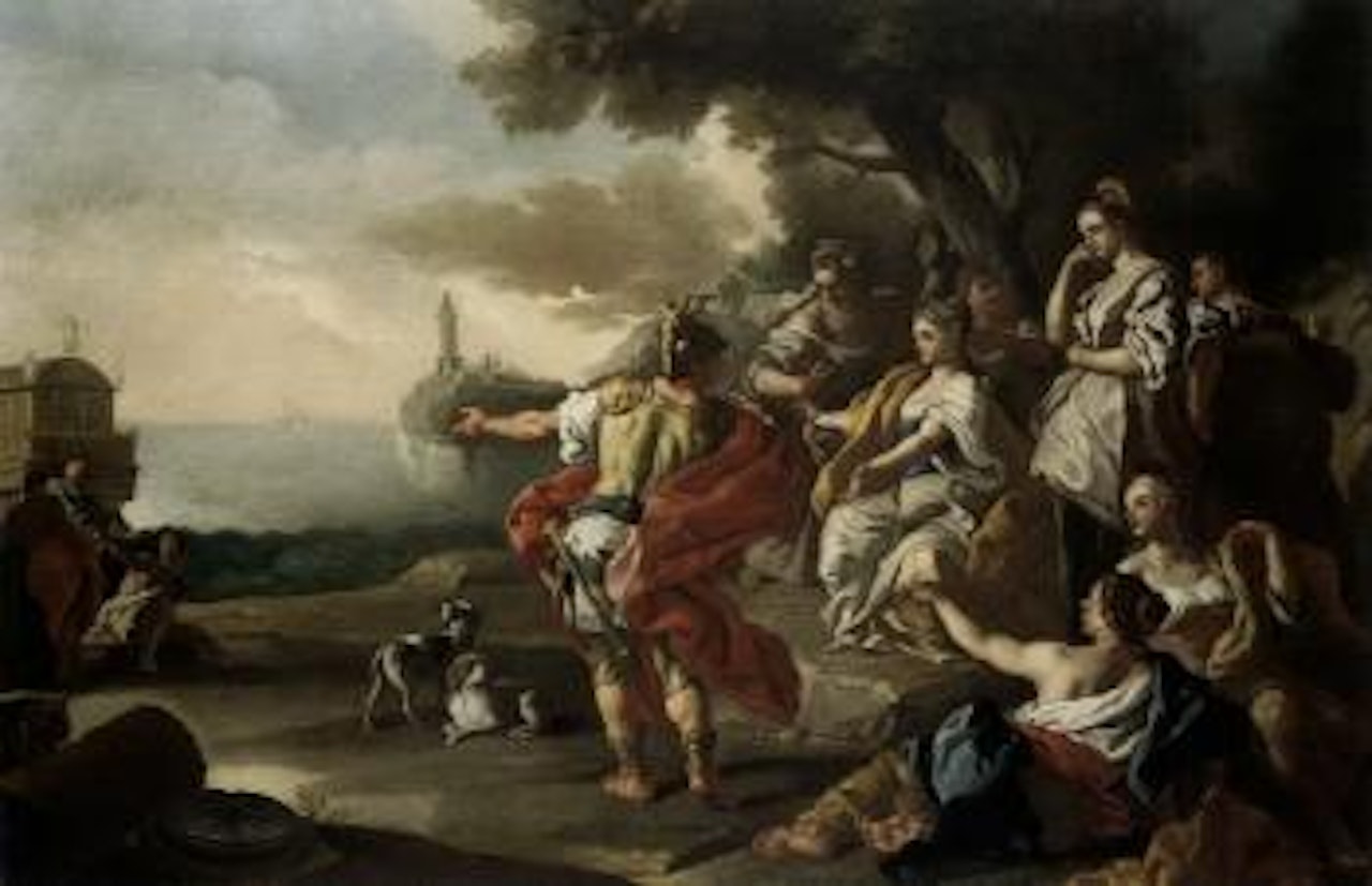 The departure of Aeneas by Francesco de Mura