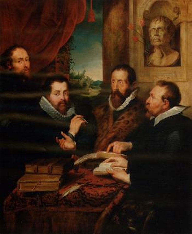 Four philosophers, Rubens, Philip, Justus Lipsius and Jan ven de Wouwere by Peter Paul Rubens