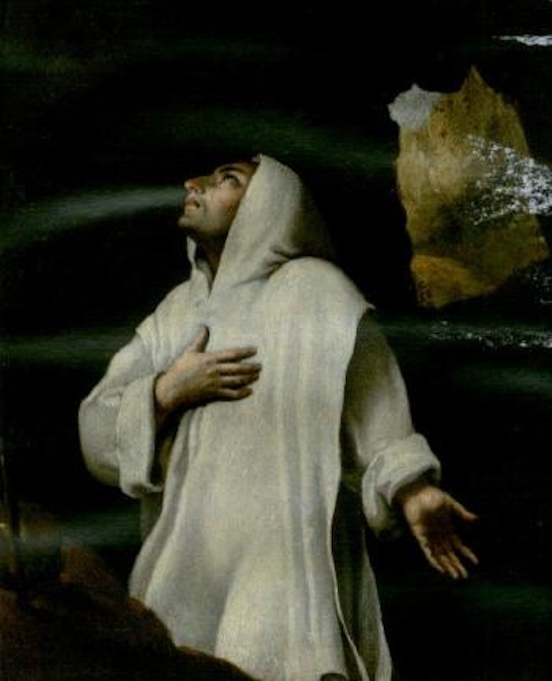 Carthusian monk in ecstasy by Flemish School