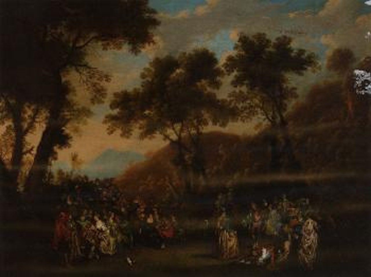 La dans champetre by Jean-Antoine Watteau