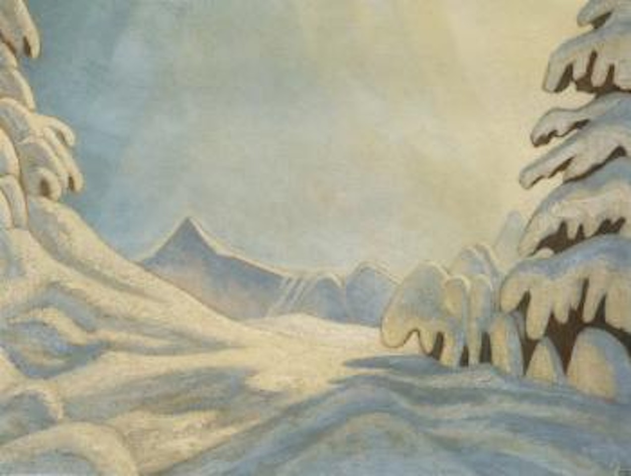 Morning sun, Jasper Park, Tonquin Valley by Lawren Stewart Harris