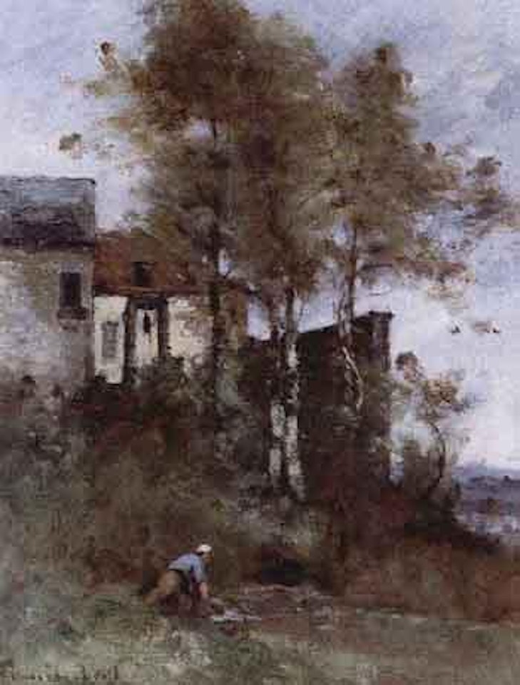 Waters edge by Paul Désiré Trouillebert